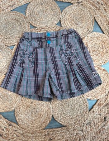 Short à carreaux Sergent Major 18 mois
