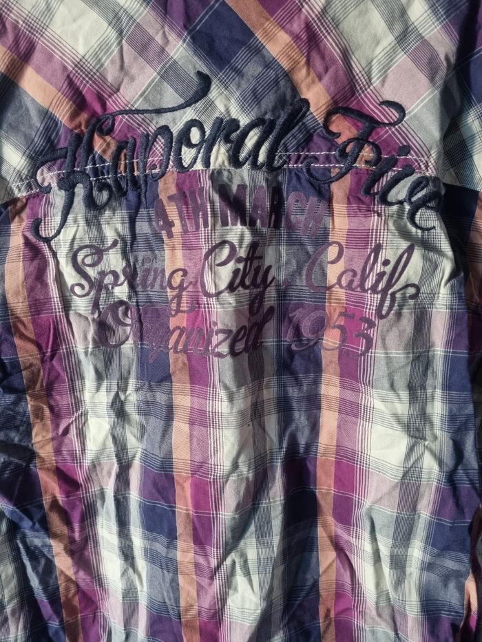 Chemise à carreaux manches courtes 14ans mixte - photo numéro 6