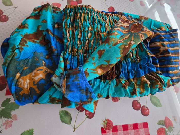 JUPE BOHÊME FLUIDE 2 EN 1 FEMME NEUF TAILLE UNIQUE - photo numéro 7