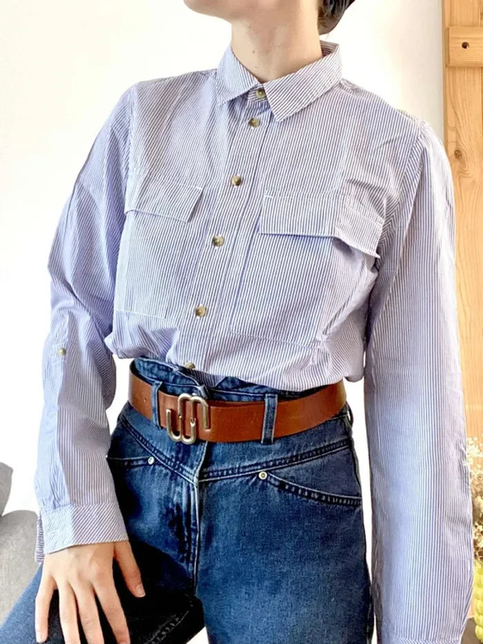 Chemise Caroll en taille 36 (S) - Très bon état : comme neuve - photo numéro 2
