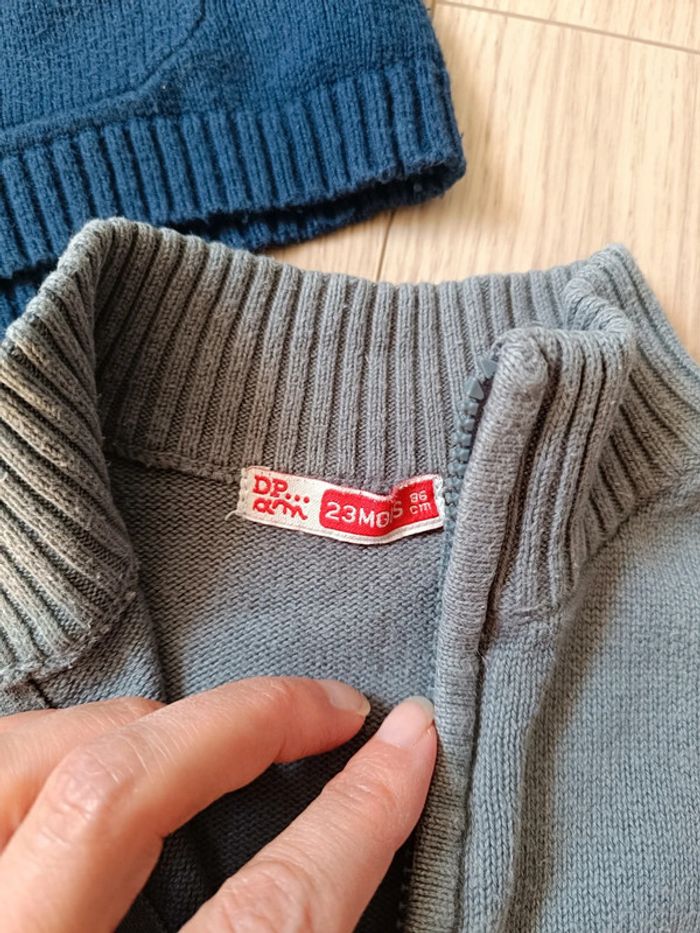 Lot de 3 gilets 2 ans - photo numéro 4