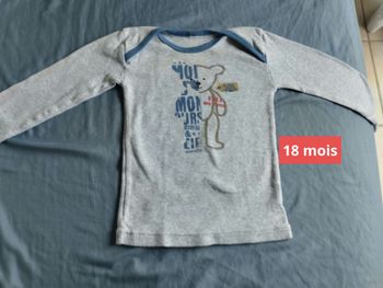 T-shirt taille 18 mois