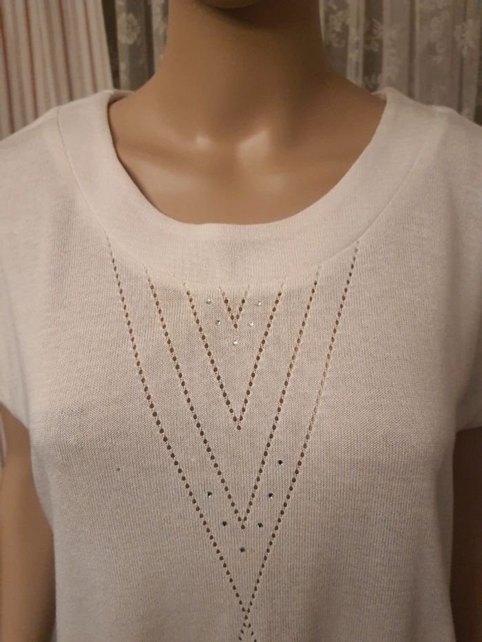 Blouse crème Tagore Elene neuf taille L 40 - photo numéro 12