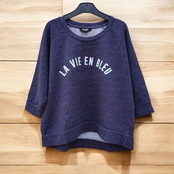 Sweat Jennyfer XS / 34 – comme neuf - bleu marine - style casual