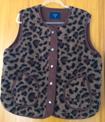 Veste sans manche léopard KIABI - taille L