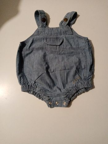 Salopette style Jean's T 6 mois
