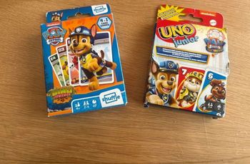 Lot jeux de cartes pat patrouille