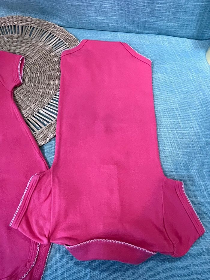 Lot 2 bodies a col 18 mois petit bateau - photo numéro 6