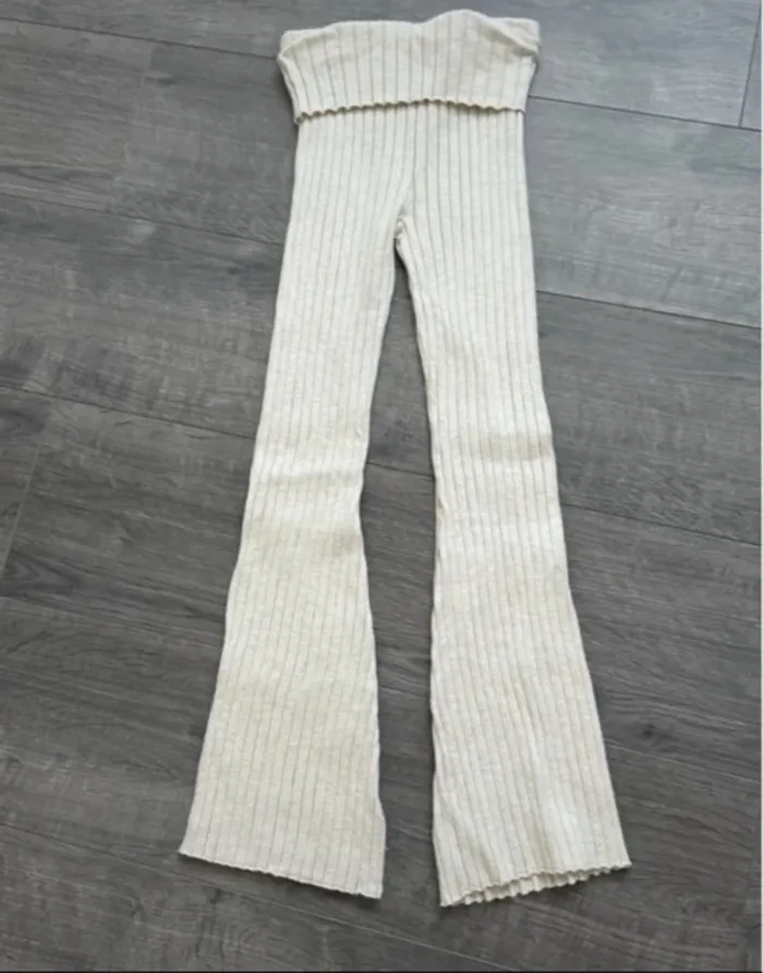 pantalon beige flare 8/9 ans H&M - photo numéro 6