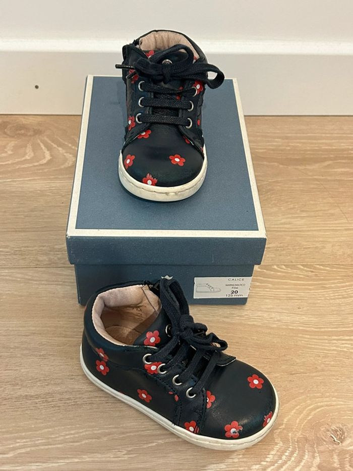 Chaussures fleuries Jacadi taille 20