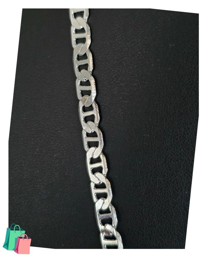 Collier maille marine 5mm 50cm - photo numéro 4