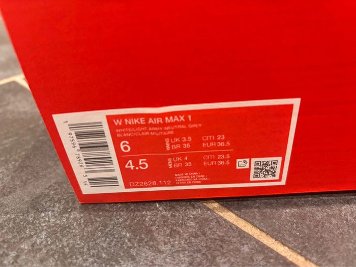 Air Max 1 P.36,5 Neuves unisex - photo numéro 8