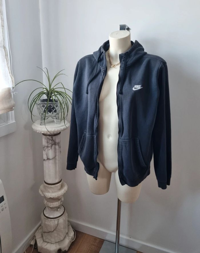 Sweat zippé Nike noir et blanc - photo numéro 20