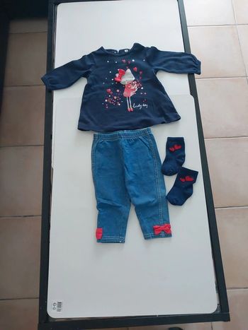 Ensemble bébé fille 6 mois