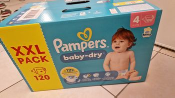 Pack couches pampers taille 4 (120 pièces)