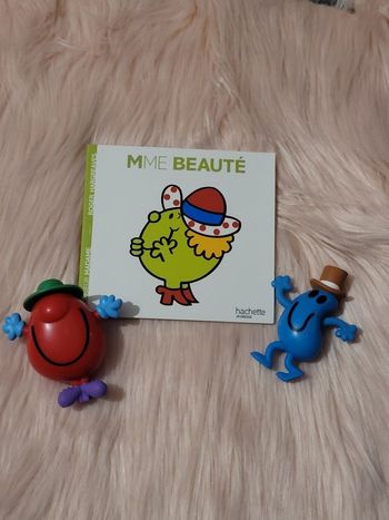 Livre Mme beautée + 2 figurines