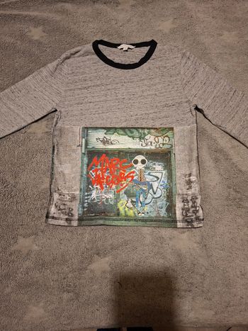 Pull fin t-shirt manches longues  marc Jacobs 8 ans