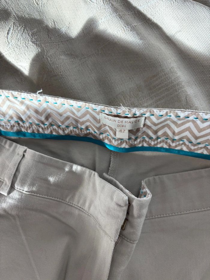 Pantalon gris clair - photo numéro 3