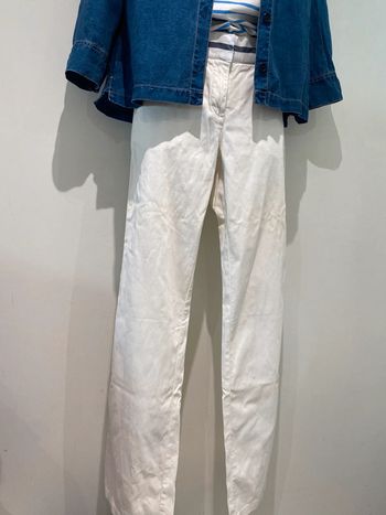 Pantalon , crème bleu Style marine marin Tommy Hilfiger  taille Xs