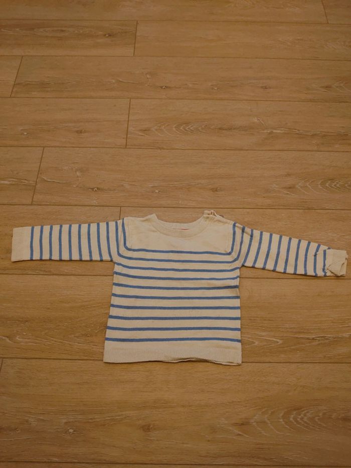 Pull léger marinière - photo numéro 2