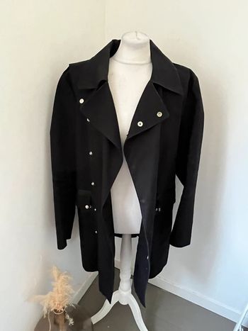 Veste Trench noir Sandro homme M