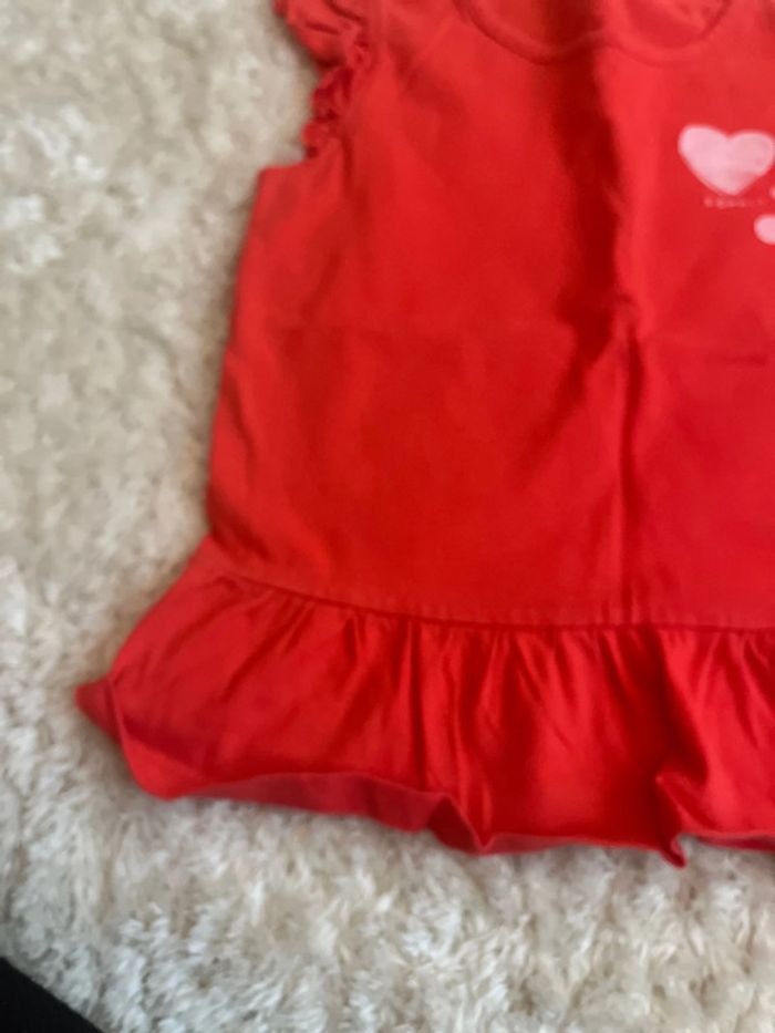 T-shirt esprit manches courtes rouge - photo numéro 5