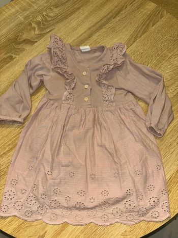 Robe rose clair marque H&M taille 12 mois