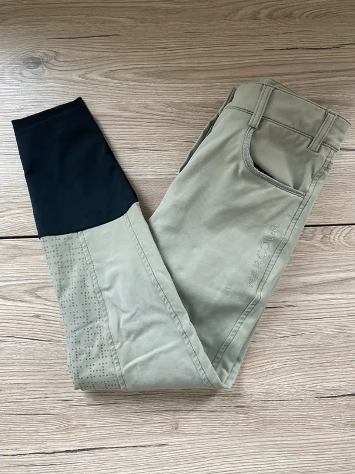 Pantalon d’équitation Harcour – Taille 32 – Vert Clair Full Grip