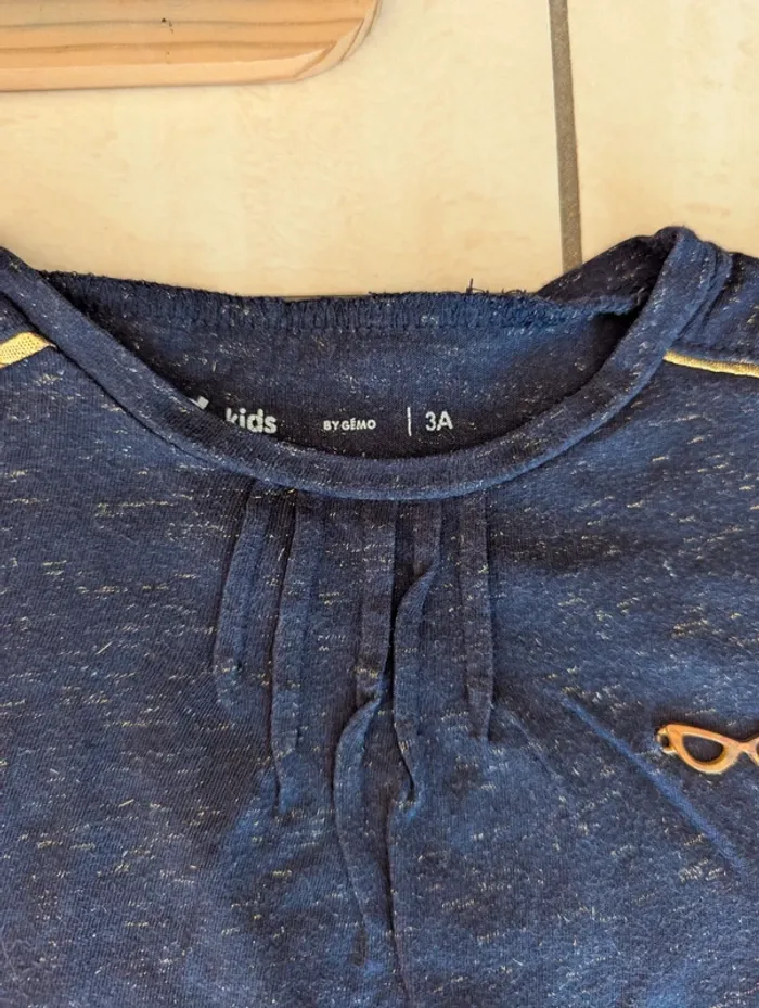 Lot de 2 tee-shirts manches longues 3 ans Gémo - photo numéro 4