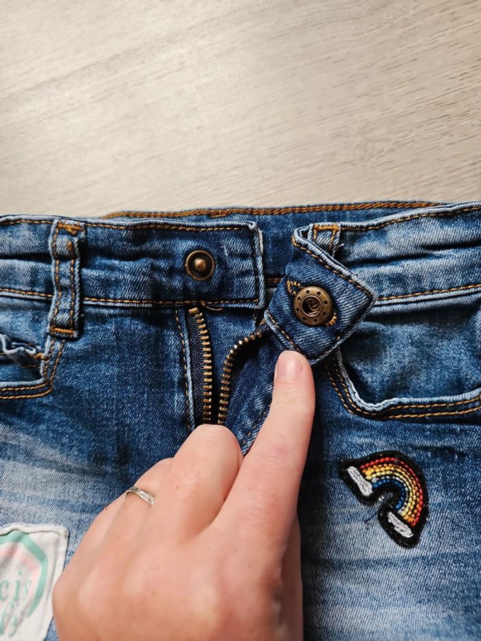 Short en jeans 3 ans eldys - photo numéro 2