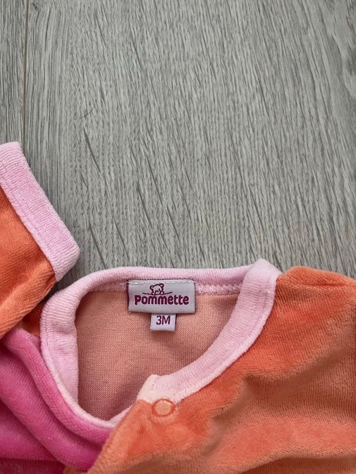 Pyjama bébé Pommette – 3 mois - photo numéro 4