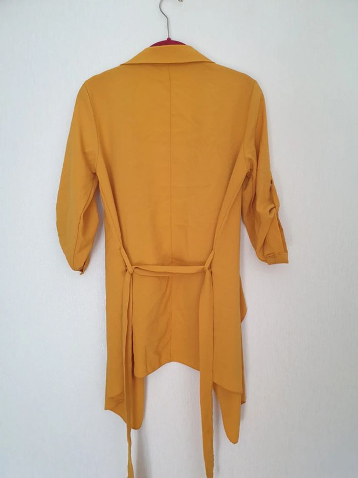 Gilet veste moutarde - photo numéro 2