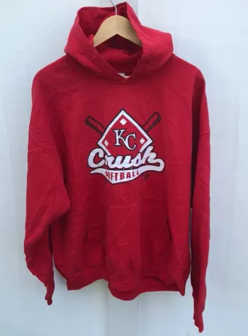 Gildan Hoodie sweater US sport KC Crush Softball mens XL