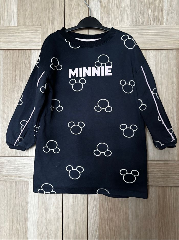 Robe sweat bleu/violet Mickey DISNEY t.5ans