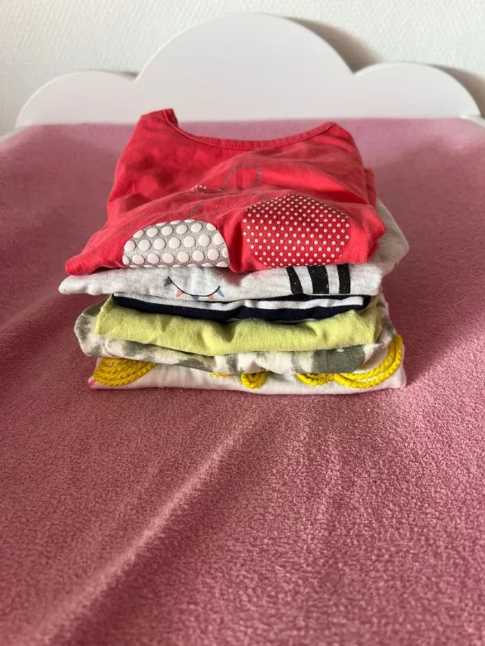 Lot de 6 tshirts manches courtes