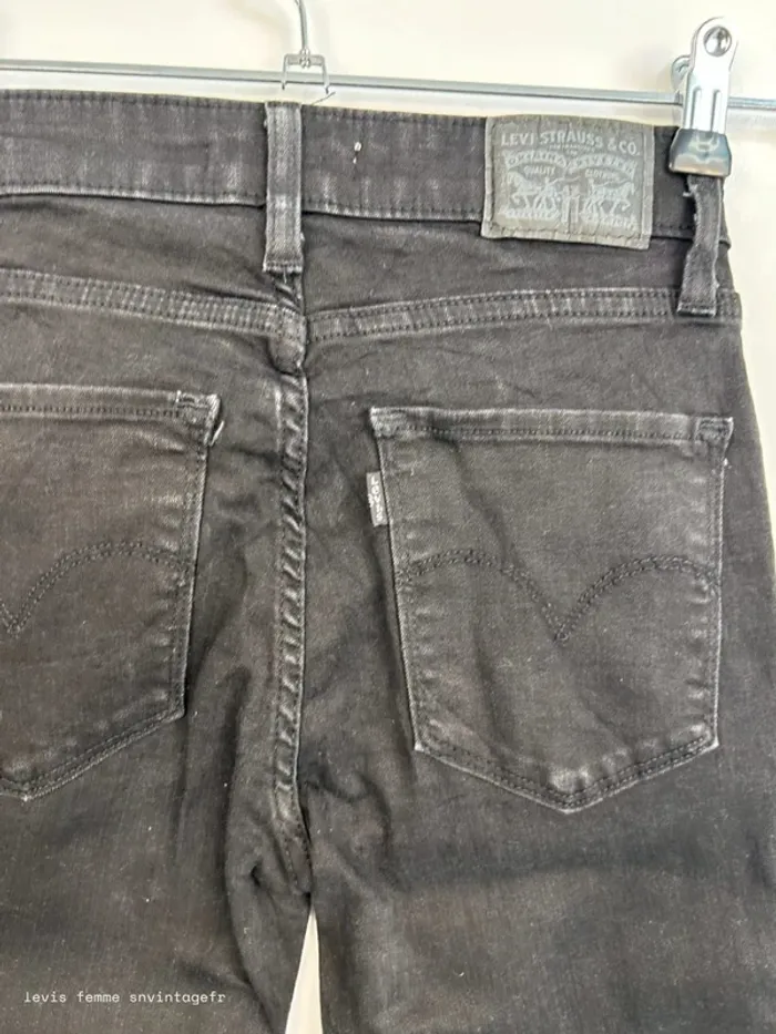 Jean Levi's Femme Noir | 725 High Rise Bootcut | Taille W26 L30 FR36 | Très Bon État | BP15 - photo numéro 10