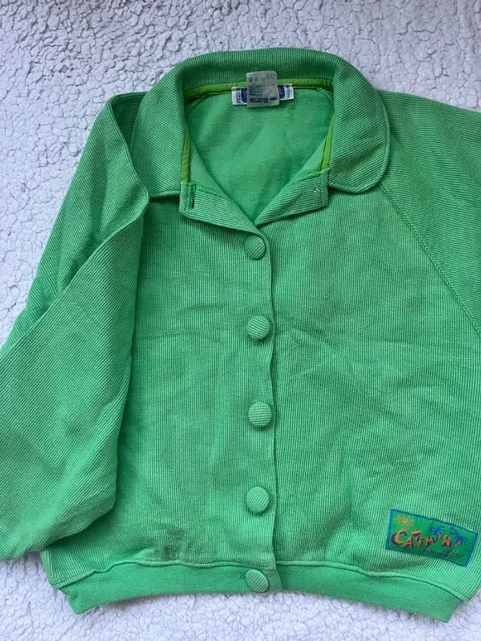 Gilet vintage Catimini junior – Made in France – 10 ans (138 cm) vintage - photo numéro 2