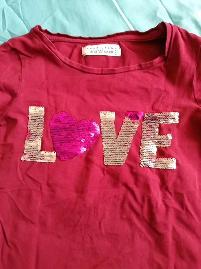T-shirt manches 3/4, fille - photo numéro 2