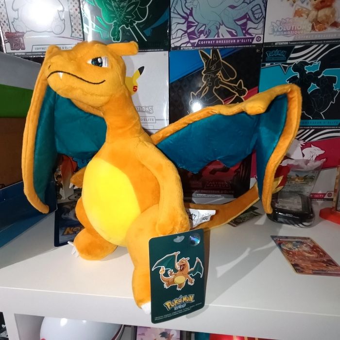 Peluche pokémon Dracaufeu neuve 30 cm - photo numéro 4