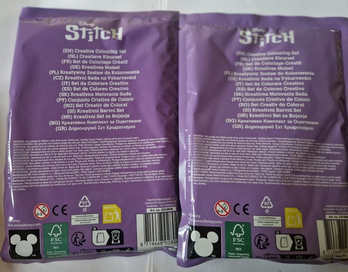 Lot de 2 sets de coloriage Stitch - photo numéro 2