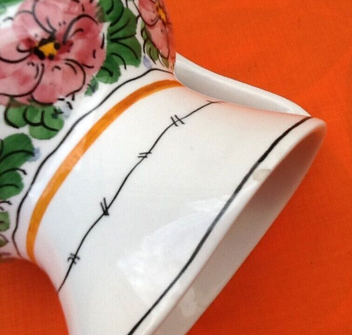 Pichet Année 1950 Céramique polychrome Ghirla (Italie) l - photo numéro 7