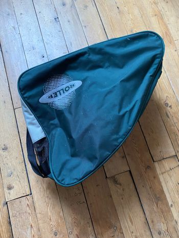 Sac à rollers vert foncé et gris Decathlon