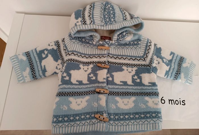 Manteau fourré Bob et Julie 6 mois