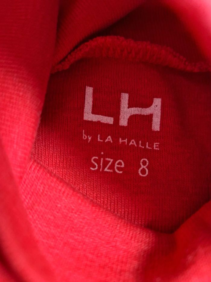 Sous pull rouge La Halle 8 ans - photo numéro 2