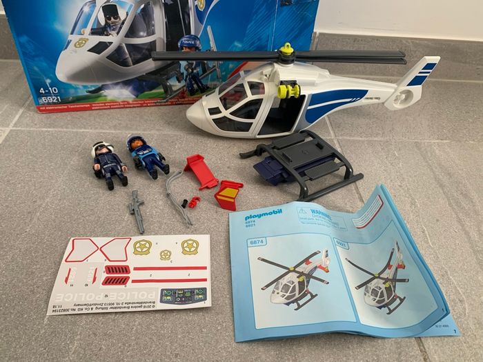 Playmobil hélicoptère de police - photo numéro 2