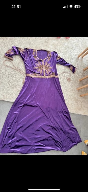 caftan robe orientale velours