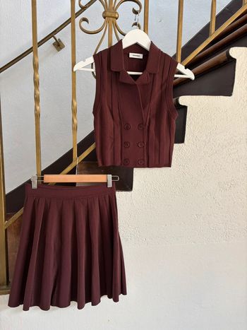 Ensemble Sandro marron