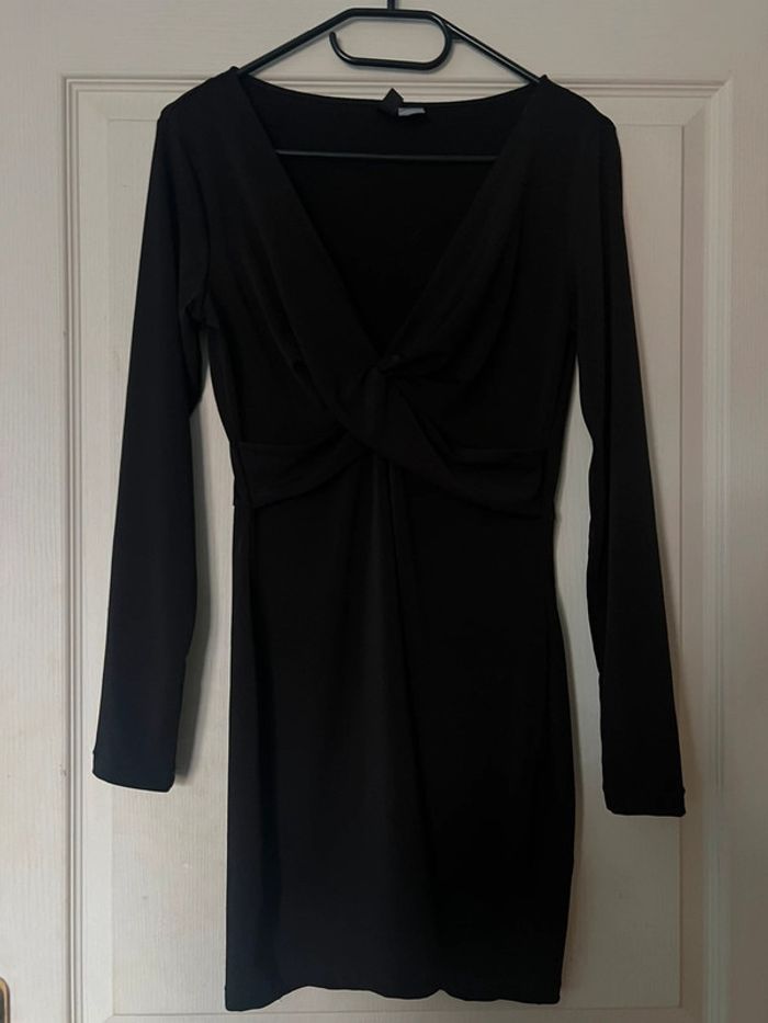 Robe noire H&M - Taille 40 - photo numéro 2
