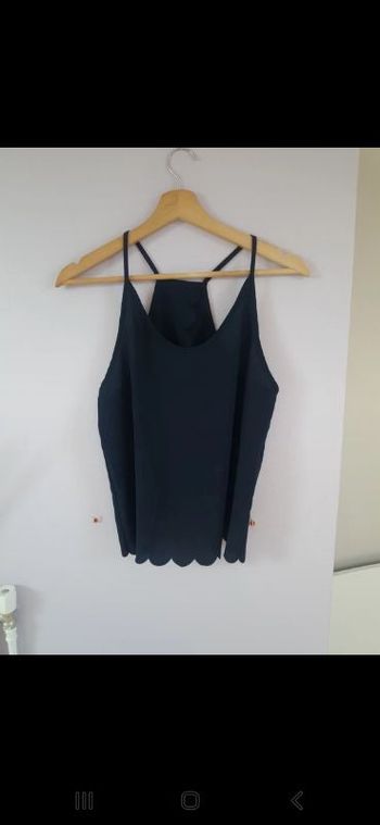 Débardeur dos nu Shein bleu marine