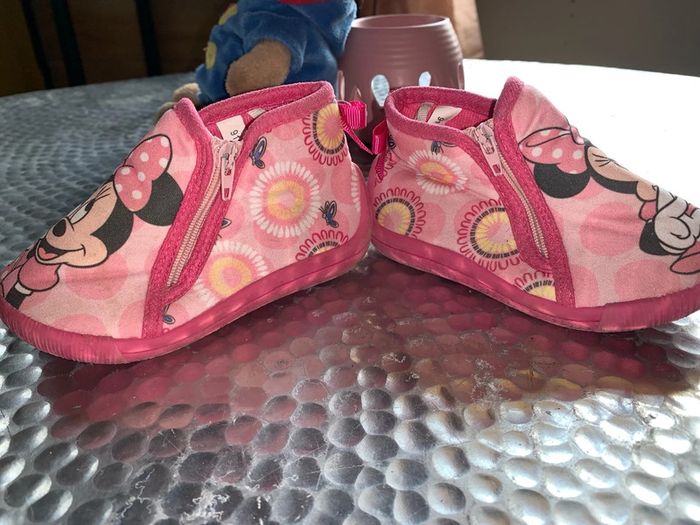 Chausson Minnie rose p22 - photo numéro 5